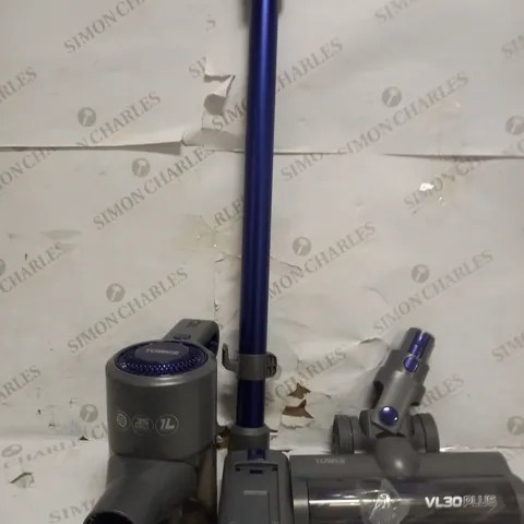 TOWER T513003 VL30 CORDLESS 3-IN-1 VACUUM CLEANER, BLUE & GREY