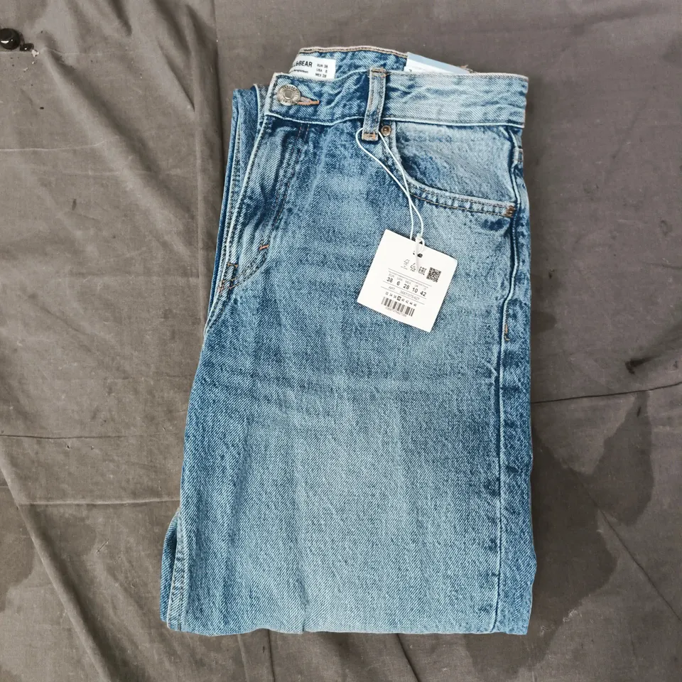 PULL & BEAR JEANS IN BLUE SIZE UK 10