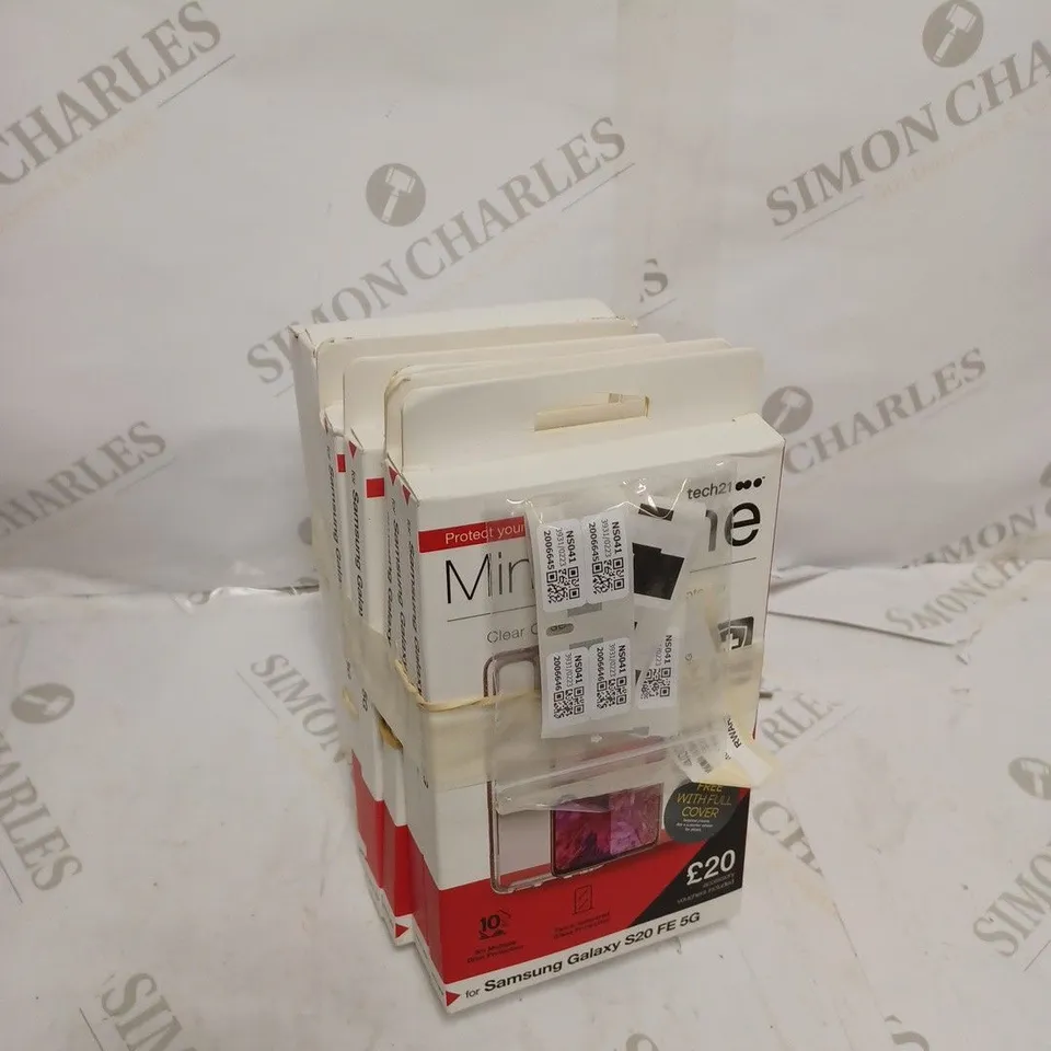 LOT OF 8 MINUTE ONE CLEAR CASE & SCREEN PROTECTOR KITS FOR SAMSUNG GALAXY S20 FE 5G