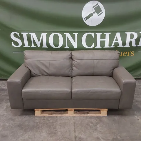 DESIGNER 3 SEATER FAUX LEATHER SOFA