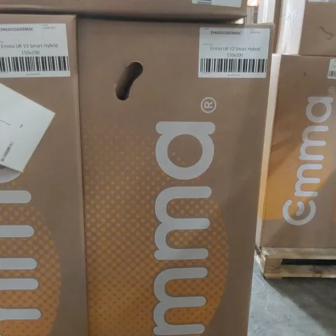 BRAND NEW BOXED EMMA UK V2 SMART HYBRID 150 x 200CM KING SIZE MATTRESS 