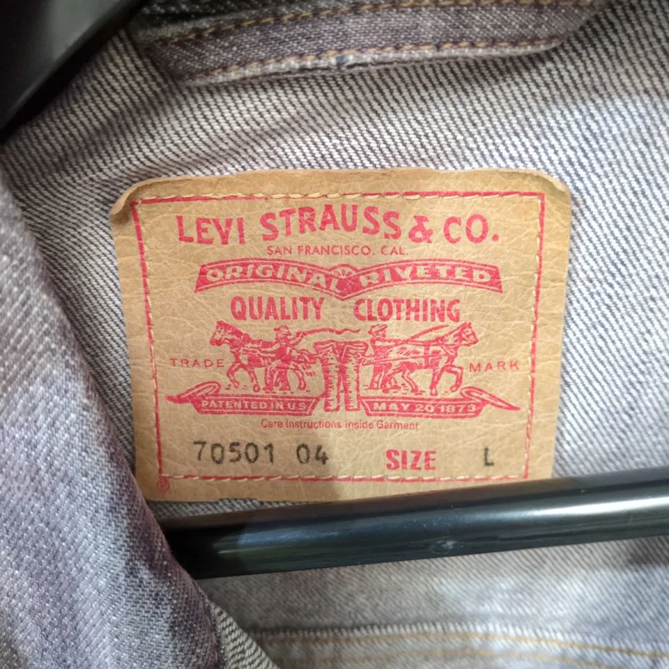 LEVI'S 70501 DENIM JACKET – PURPLE/MAUVE, UK LARGE