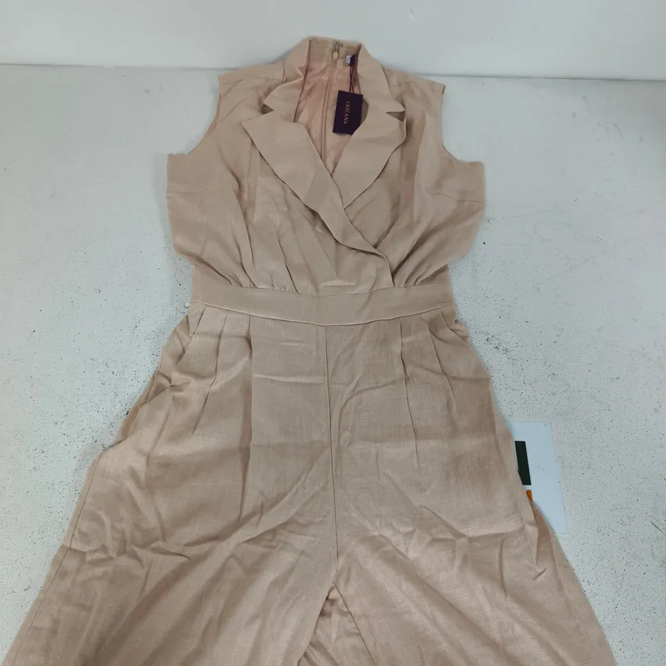LASCANA LADIES JUMPSUIT POWDER PINK SIZE 8