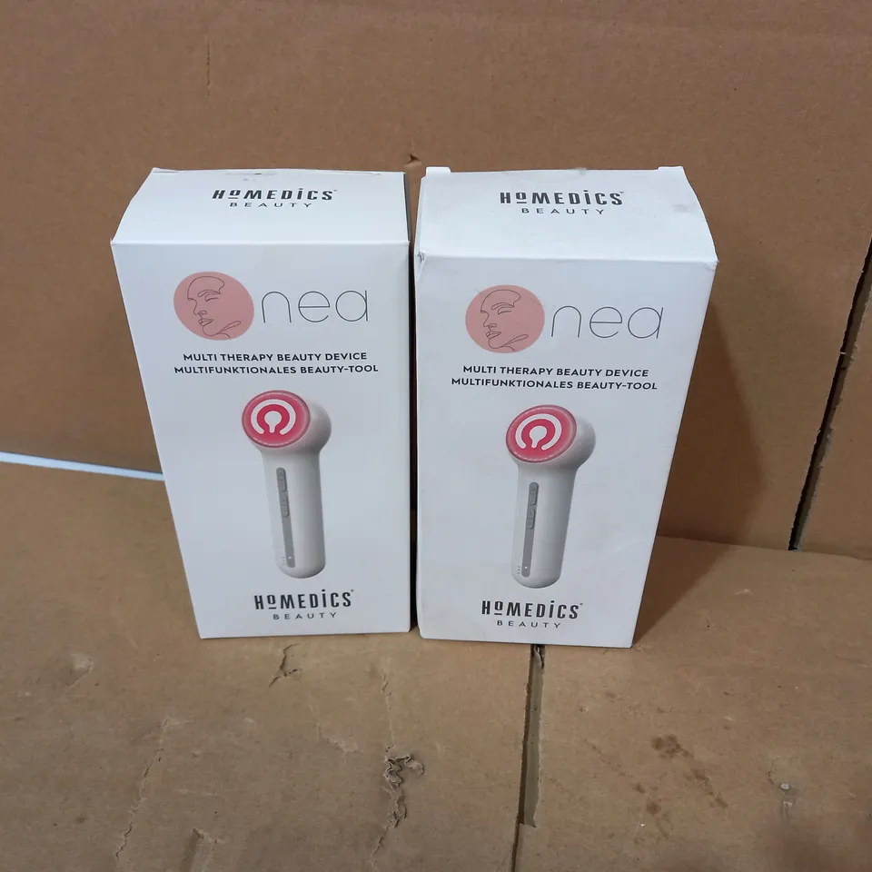 LOT OF 2 ASSORTED HOMEDICS NEA BEAUTY DEVICES