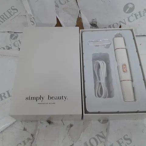 BOXED SIMPLY BEAUTY 2 IN 1 SUPER SMOOTH FACE & BROWS HAIR REMOVER, WHITE