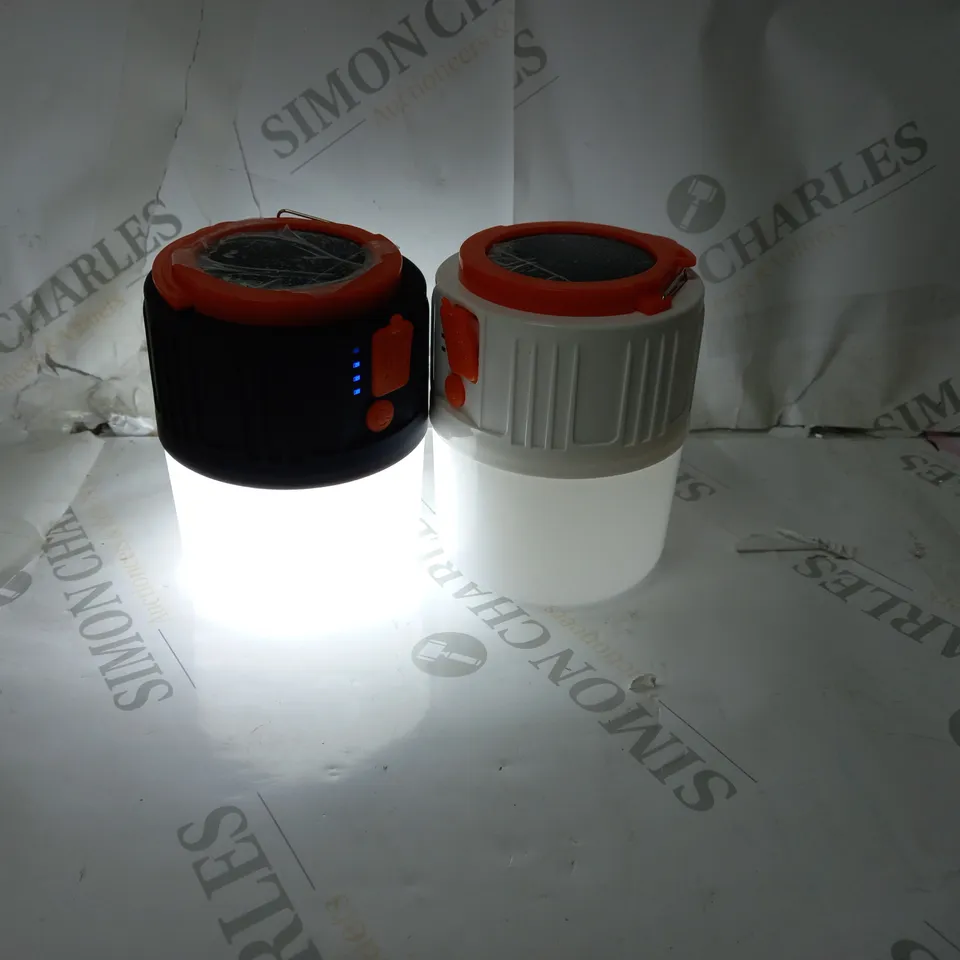 SET OF 2 CAMPING LIGHTS 