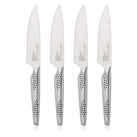 CURTIS STONE SET OF 4 SERRATED STEAK KNIVES