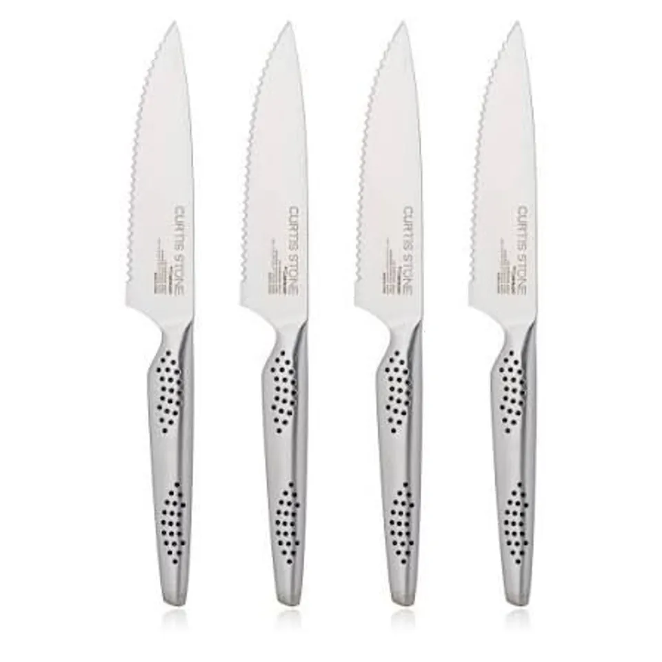 CURTIS STONE SET OF 4 SERRATED STEAK KNIVES