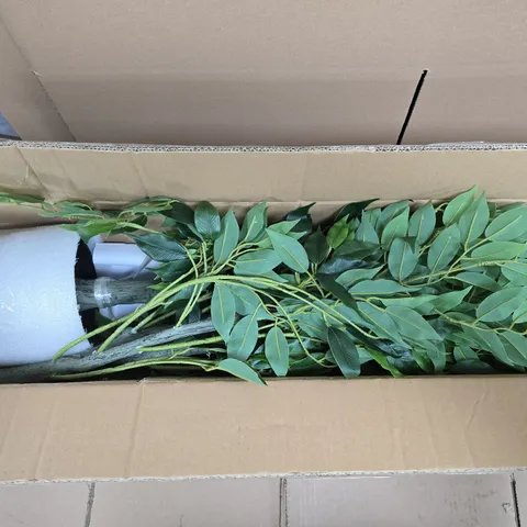 FAUX FICUS MICROCARPA POTTED TREE 