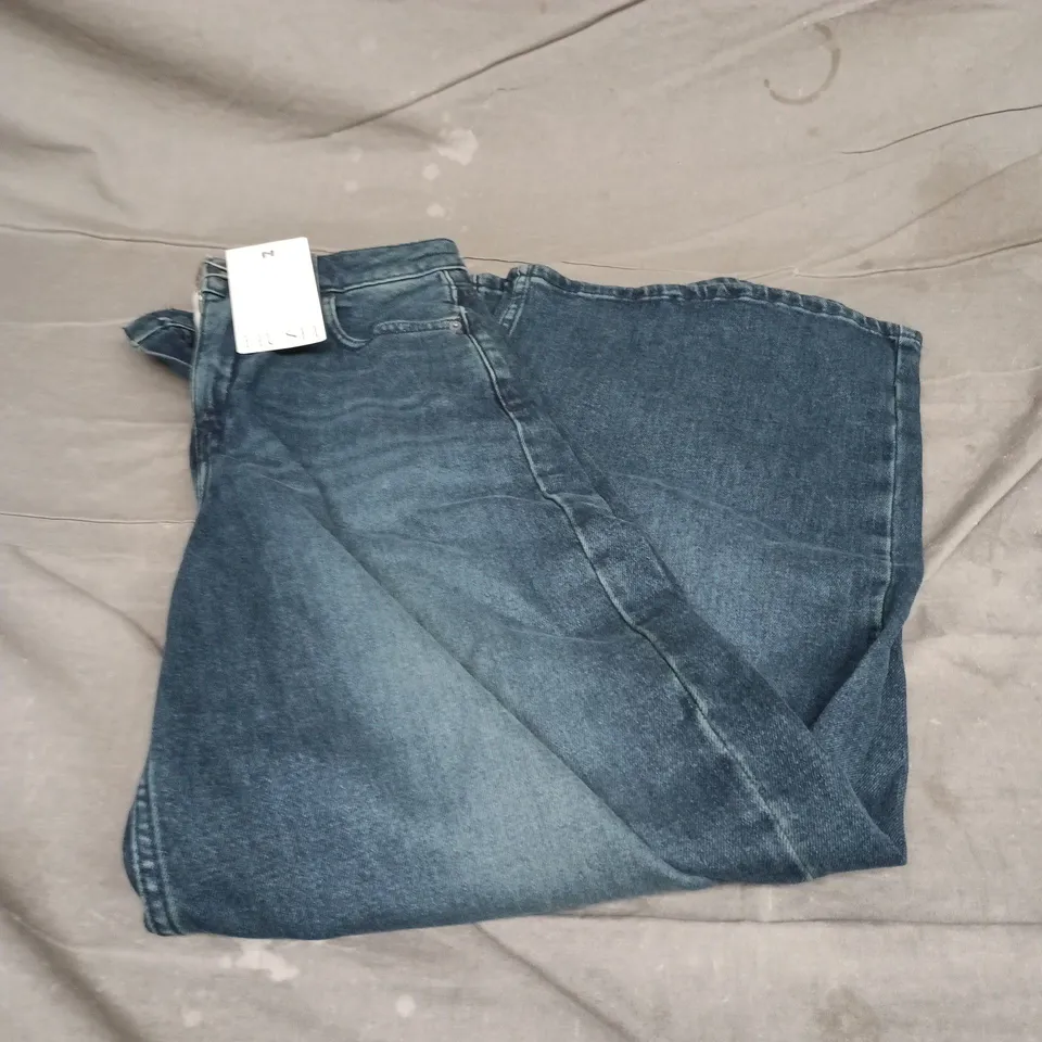 HUSH NESSA WIDE LEG JEANS – DARK BLUE WASH, UK 8S