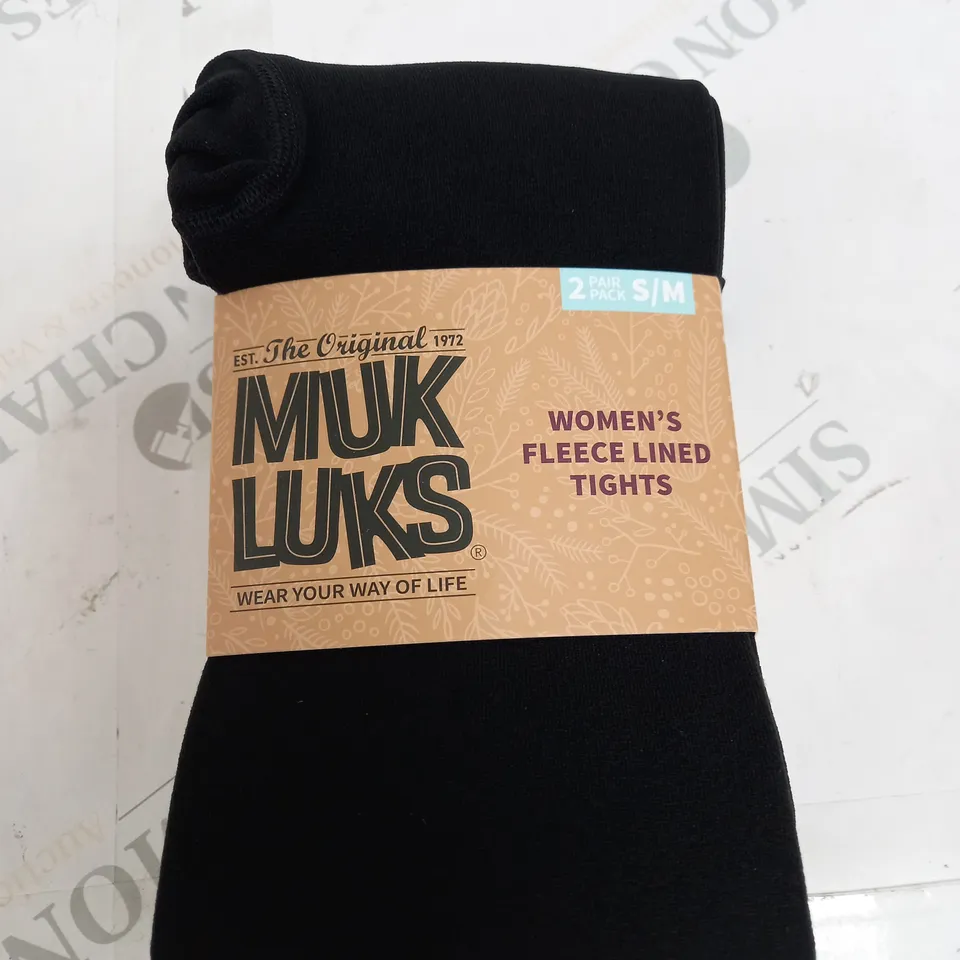 MUK LUKS TIGHTS FLEECE LINED 4ER PACK
