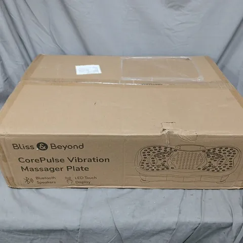BOXED BLISS & BEYOND COREPULSE VIBRATION MASSAGE PLATE