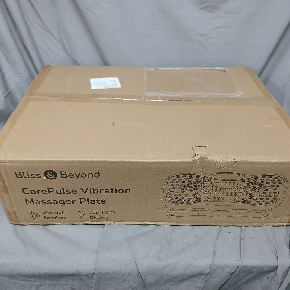 BOXED BLISS & BEYOND COREPULSE VIBRATION MASSAGE PLATE