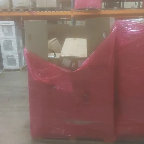 PALLET OF ASSORTED HOUSEHOLD ITEMS AND CONSUMER PRODUCTS TO INCLUDE; BOXED FURNITURE ETC