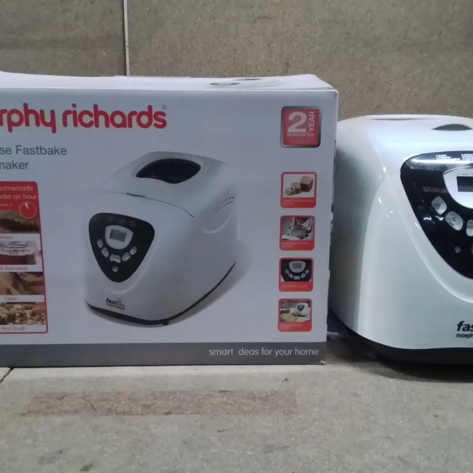 BOXED MORPHY RICHARDS MULTI-USE FASTBAKE BREADMAKER