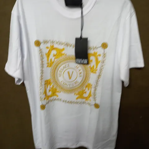 VERSACE JEANS COUTURE WHITE T-SHIRT