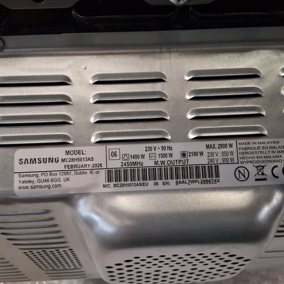 SAMSUNG MC28H5013AS SMART OVEN 900W, 28 LITRE, SILVER