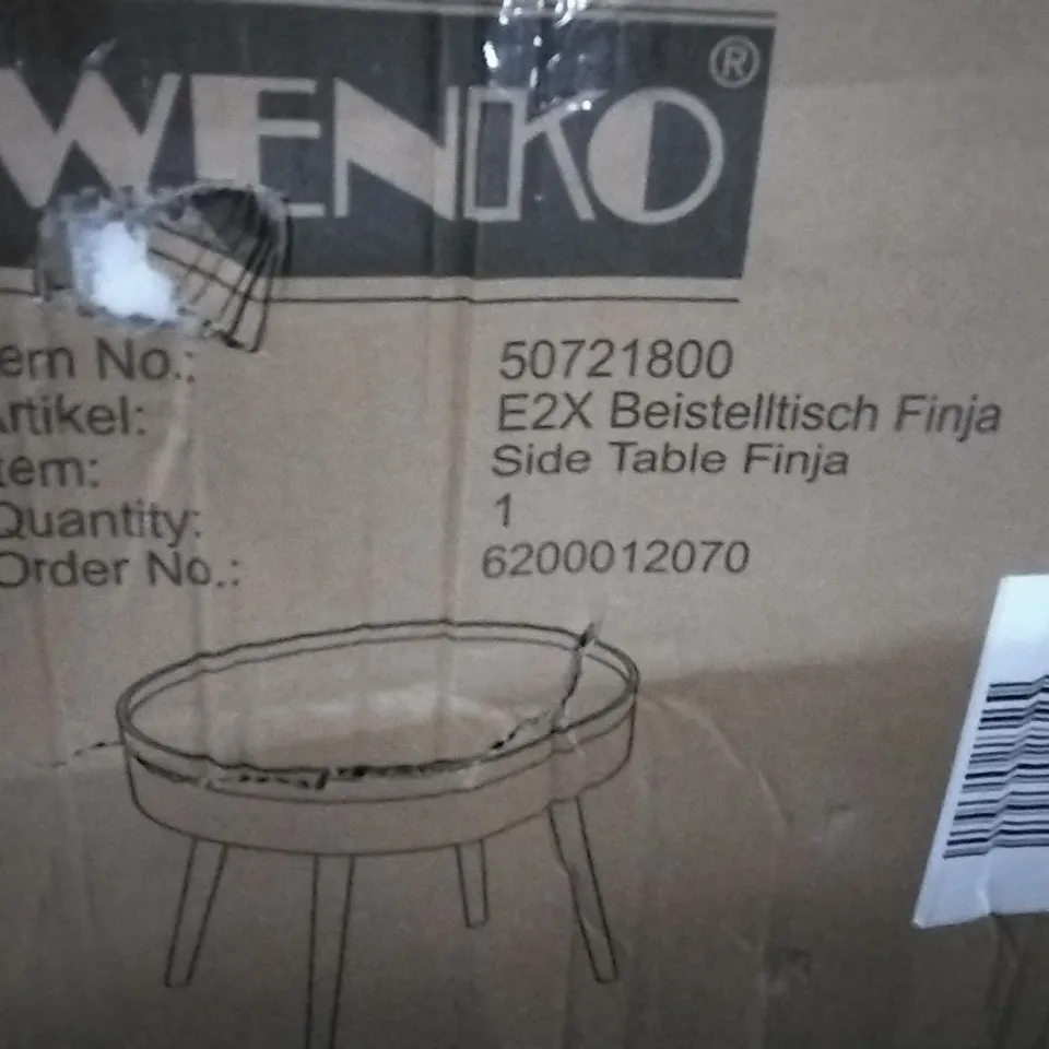 BOXED WENKO SIDE TABLE 