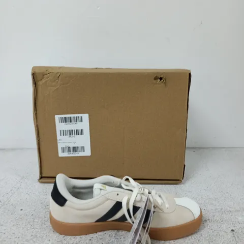 ADIDAS SPORTSWEAR WOMENS VL COURT 3.0 TRAINERS - BEIGE SIZE UK 8