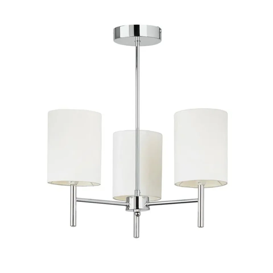 BOXED MATILDA FABRIC SEMI FLUSH MOUNT (1 BOX)