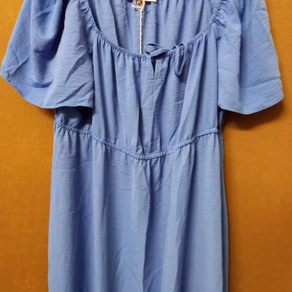 MAISON DE NIMES GYPSY DRESS IN COBALT - XL