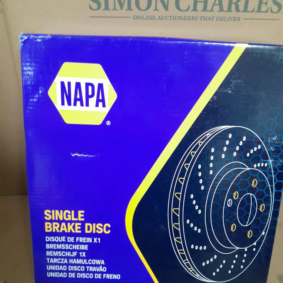 NAPA SINGLE BRAKE DISC NBD5377 / COLLECTION ONLY 