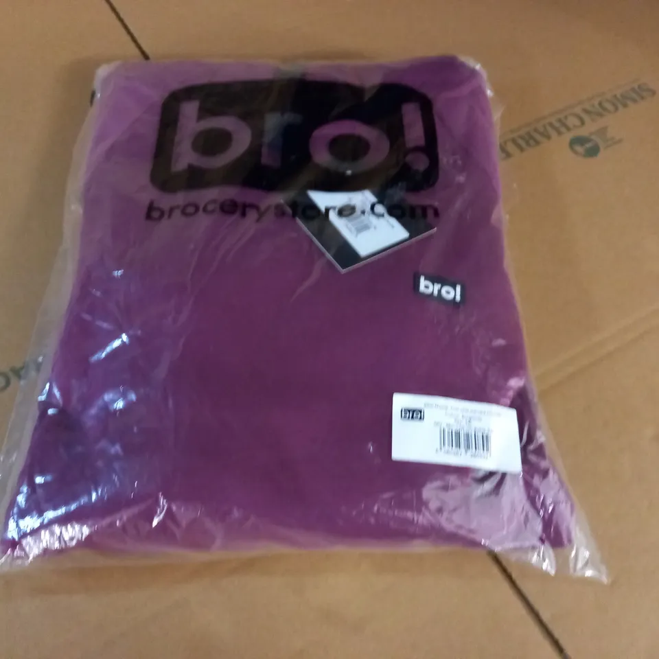 BAGGED BRO CHILL HOODY IN BURGHUNDY - 3XL