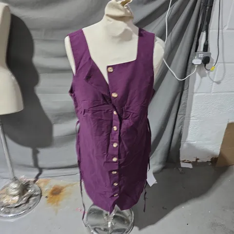 NOBODY'S CHILD PURPLE DRESS – UK 14 (EU 42, US 10)