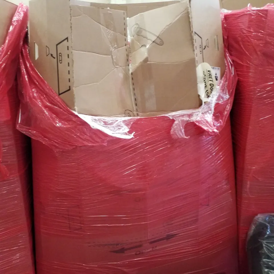 PALLET CONTAINING ASSORTED PRODUCTS INCLUDING TOILET SEAT, ALL-TERRAIN KNEE WALKER, PLAYPEN & TV MOUNT FRAME