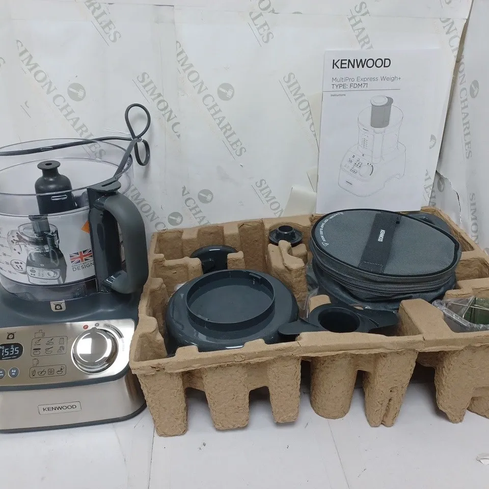 KENWOOD FOOD PROCESSOR FDM71.960SS - SILVER