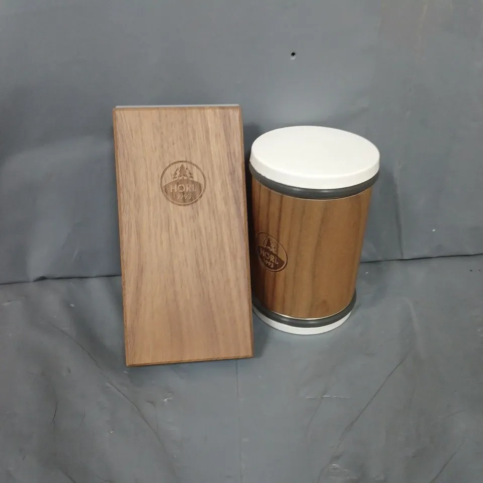 BOXED HORL 2 WALNUT ROLLING KNIFE SHARPENER