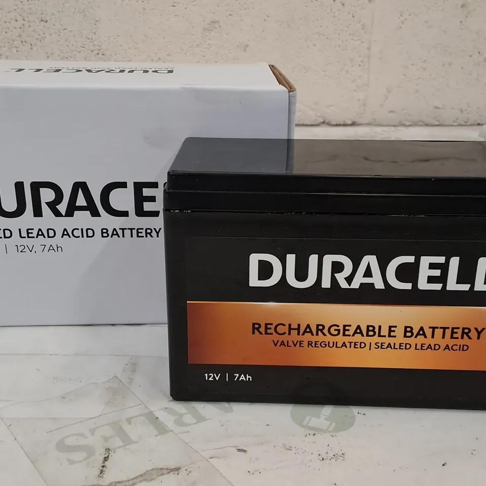 DURACELL SEALED LEAD ACID BATTERY DR7-12 12C 7AH