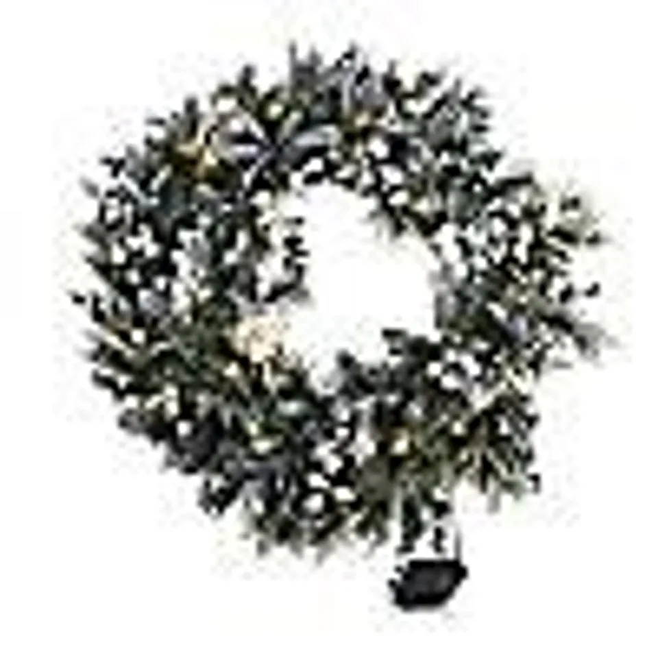 KELLY HOPPEN PRE LIT GREENERY CHRISTMAS DECORATION