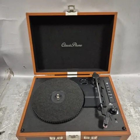 LENCO CLASSIC PHONO TURNTABLE WITH BLUETOOTH RECEPTION AND BUILT-IN SPEAKERS