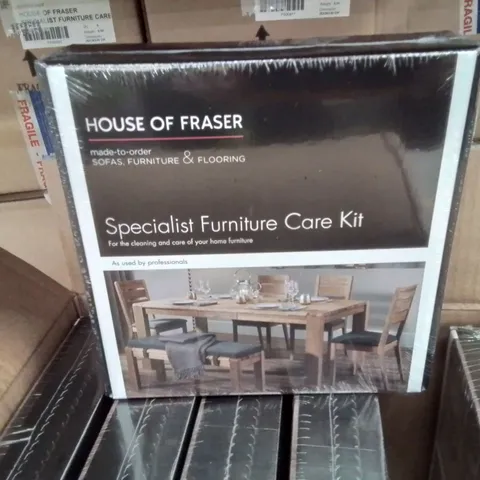 BOX CONTAINING 6 BRAND NEW HOUSE OF FRAISER SPECIALIST FURNITURE CARE KIT