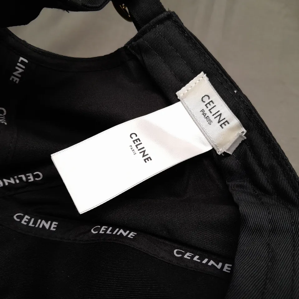 CELINE PARIS BLACK CAP