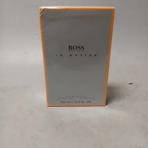 BOXED AND SEALED BOSS HUGO BOSS IN MOTION EAU DE TOILETTE 100ML