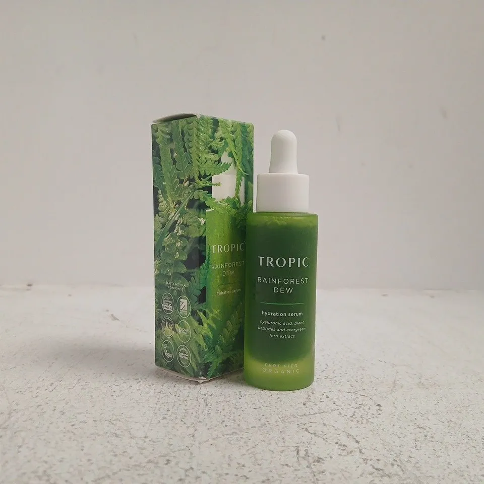 TROPIC RAINFOREST DEW HYDRATION SERUM – BOXED (30ML)