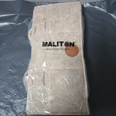 MALITON BABY TEXTILE – BEIGE NAPPY CADDY