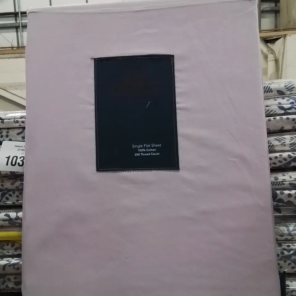 X4 BEDECK SINGLE FLAT SHEETS -PINK-
