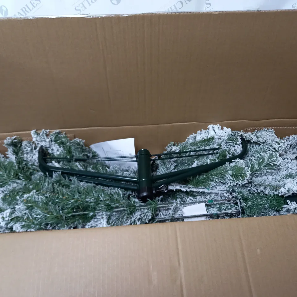 BOXED FLOCKED 6' EMPEROR TREE - COLLECTION ONLY RRP £109.99