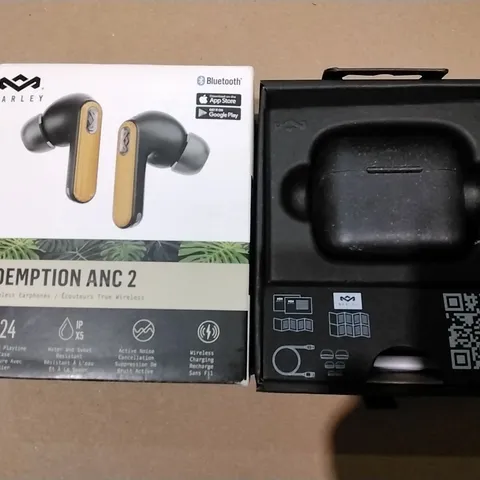 BOXED HOUSE OF MARLEY REDEMPTION ANC 2 WIRELESS BLUETOOTH EARPHONES