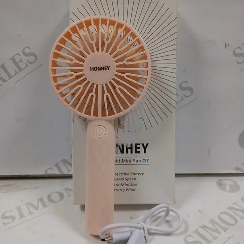 BOXED HONHEY HANDHELD MINI FAN G7