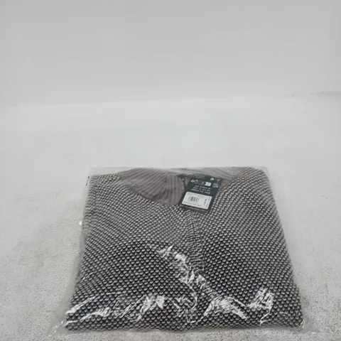 WHITE STUFF ATTADALE FUNNEL NECK PATTERN GREY MLT XXL