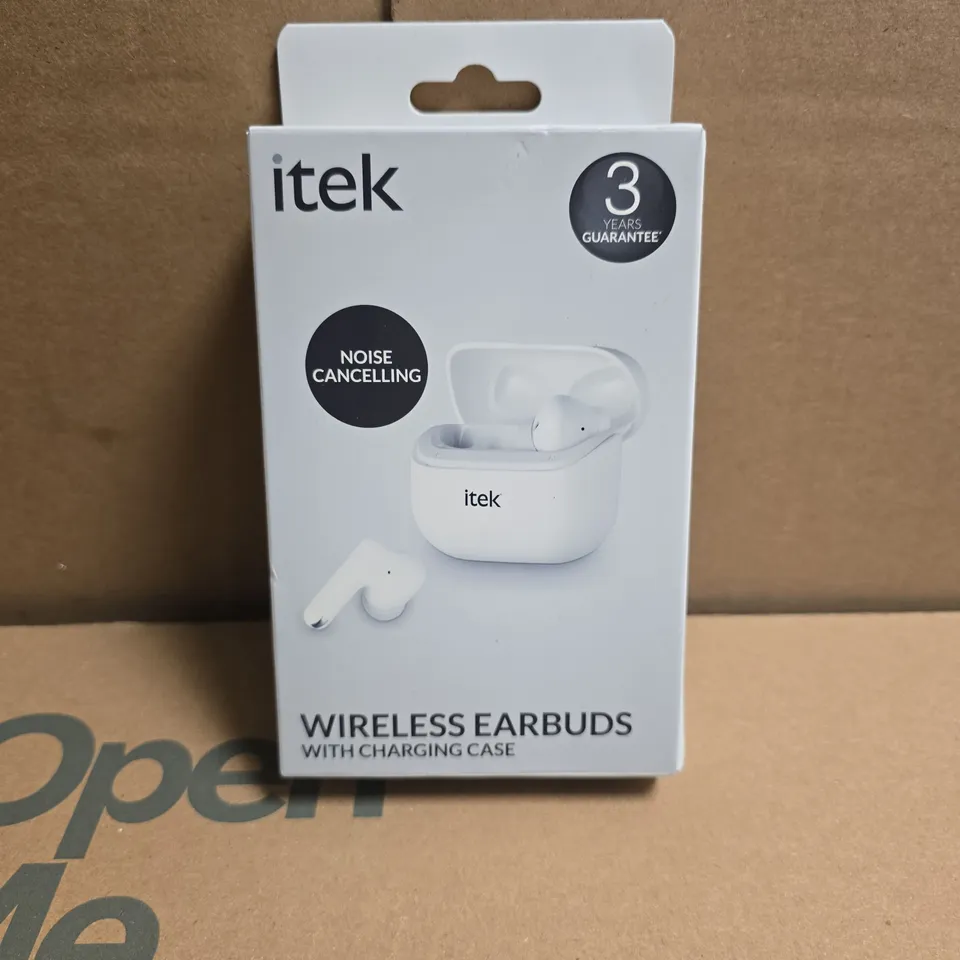 SEALED ITEK WIRELESS EARBUDS WITH CHARGING CASE