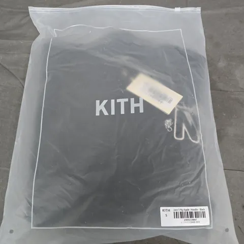 BAGGED KITH JANE II NY APPLE HOODIE IN BLACK - SMALL