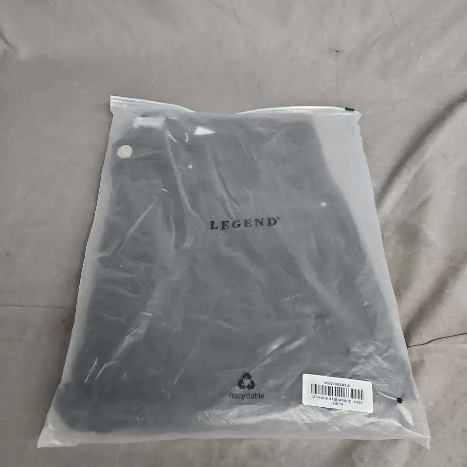 BAGGED LEGEND CARPENTER WASHED JEANS - SIZE W36