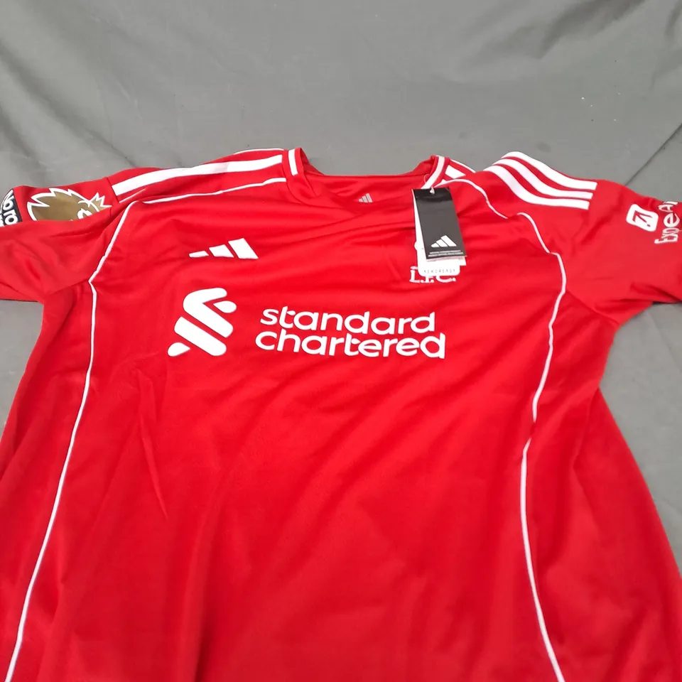 LIVERPOOL FC PRINTED HOME JERSEY - MAC ALLISTER 10 - SLIM FIT LARGE