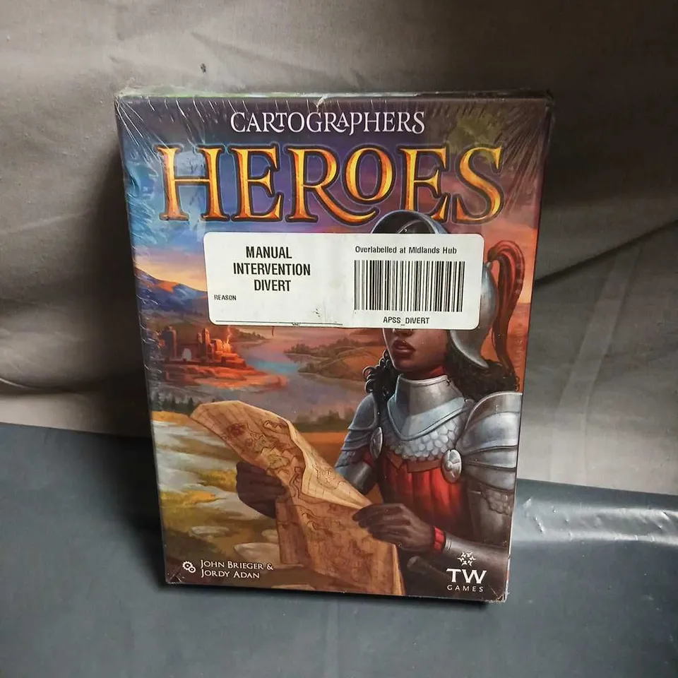 CARTOGRAPHERS: HEROES BOARD GAME – SEALED (THUNDERWORKS GAMES)