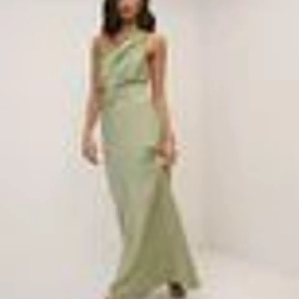 NOBODY'S CHILD OCCASION GREEN BRIDESMAIDS DRESS – UK 12 (EU 40) MIDAXI